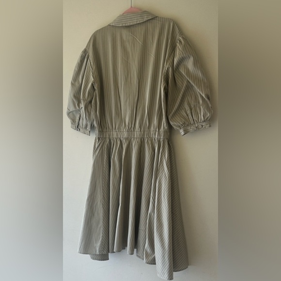 Club Monaco Women’s Dress With Brown Stripes - Picture 12 of 16